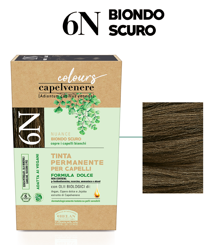 Helan Capelvenere Colours Tinta Capelli 6N Biondo Scuro   - 3