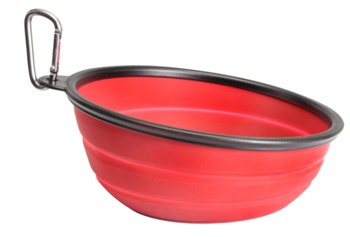 Camon Ciotola Pieghevole Inclinata Silicone Per Cibo Cani/Gatti 470ml-1