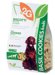 2G Pet Food Basil Cookies Biscotti Al Basilico Per Cani Sacco 350g-1