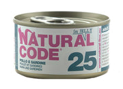 Natural Code 25 Pollo e Sardine