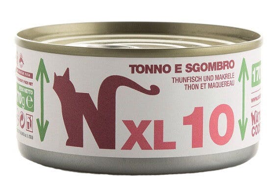 Natural Code XL10 per Gatti Adulti Tonno e Sgombro 170g-2