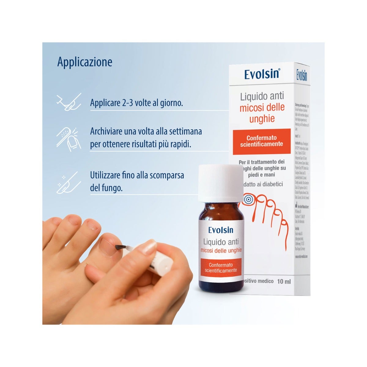 Evolsin Liquido Antimicotico per Unghie 10ml-14