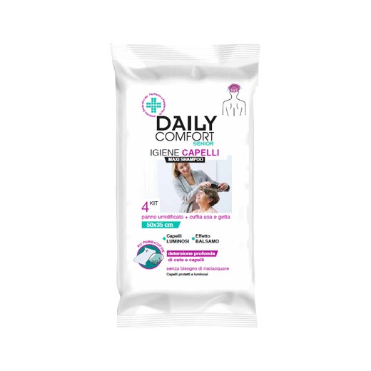 Daily Comfort Senior Panni Shampoo 4 Pezzi         - 2