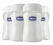 Chicco Contenitori Latte Silicone 4 Pezzi  - 1