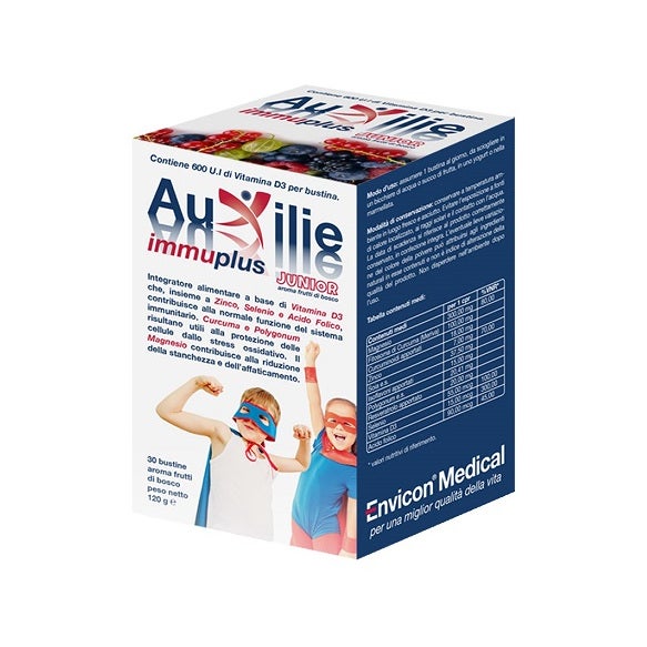 Auxilie Immuplus Junior Solubile 30 Bustine-2