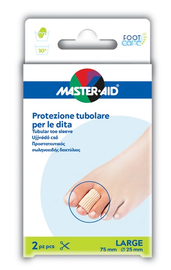 Master Aid Protezione Tubolare Dita Large 2 Pezzi  - 1