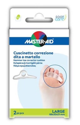 Master Aid Cuscinetto Correzione Dita Martello 2 Pezzi  - 1