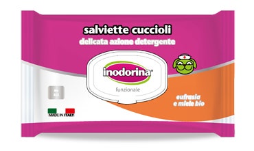 Inodorina Funzionale Salviette Detergenti Cuccioli Per Cani/Gatti 40 Pezzi-1
