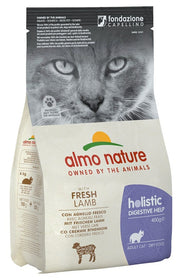 Almo Nature Holistic Functional Digestive Help Agnello Cibo Secco Per Gatti Adulti Sacco 400g-1