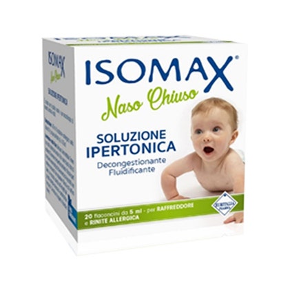 Isomax Naso Chiuso 20 Flaconcini Ipertonici 0,5ml  - 2