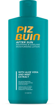 PIZ BUIN Latte Doposole Idratante Lenitivo Rinfrescante Con Aloe Vera ed Estratto di Menta 200ml-1