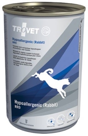 Trovet Hypoallergenic Coniglio RAB/RRD Alimento Dietetico Per Cani 400g-1