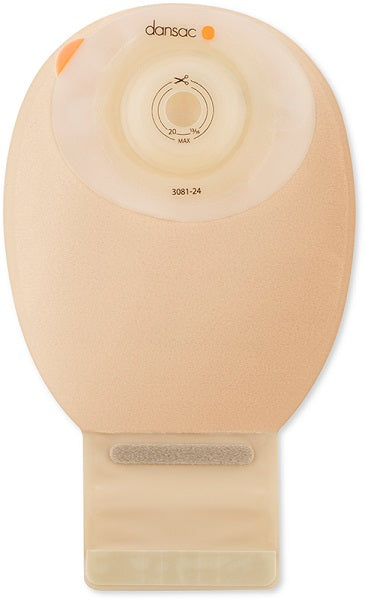 Dansac Novalife Tre 1 Sacca Aperta Opaca Softconvex Midi per Ileostomia con Finestra Ritagliabile 15-24mm 350 ml 10 Pezzi