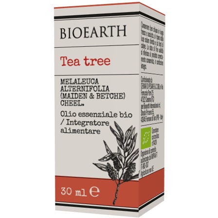 Bioearth Tea Tree Oil Essenziale Biologico 30ml  - 2