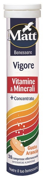 Matt Vigore Vitamine E Minerali 20 Compresse Effervescenti-1