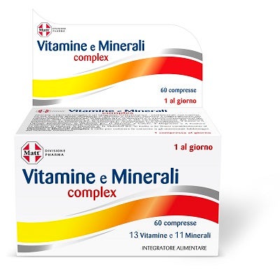 Matt Pharma Vitamine E Minerali Complex 60 Compresse-1