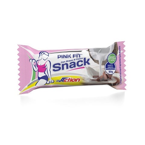 Proaction Pink Fit Snack Ciccolato Cocco 1 Barretta 30g  - 2
