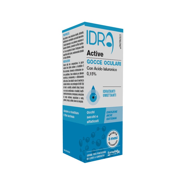 Sterilens Idra Active Gocce Oculari Acido Ialuronico 0,15% 10ml  - 2