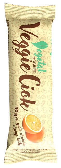 +Watt Vegetal Veggie Ciok Barretta Proteica Gusto Arancia 40g-1