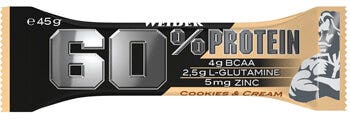 WEIDER 60% PROTEIN BAR COOK/CR-1