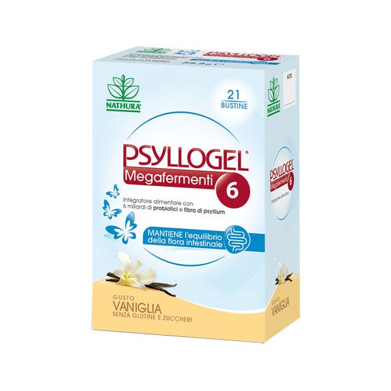 Psyllogel Megafermenti 6 Vaniglia 21 Bustine  - 2