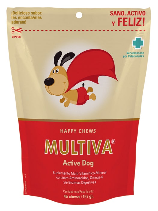 Vetnova Multiva Active Dog 45 Chews-1