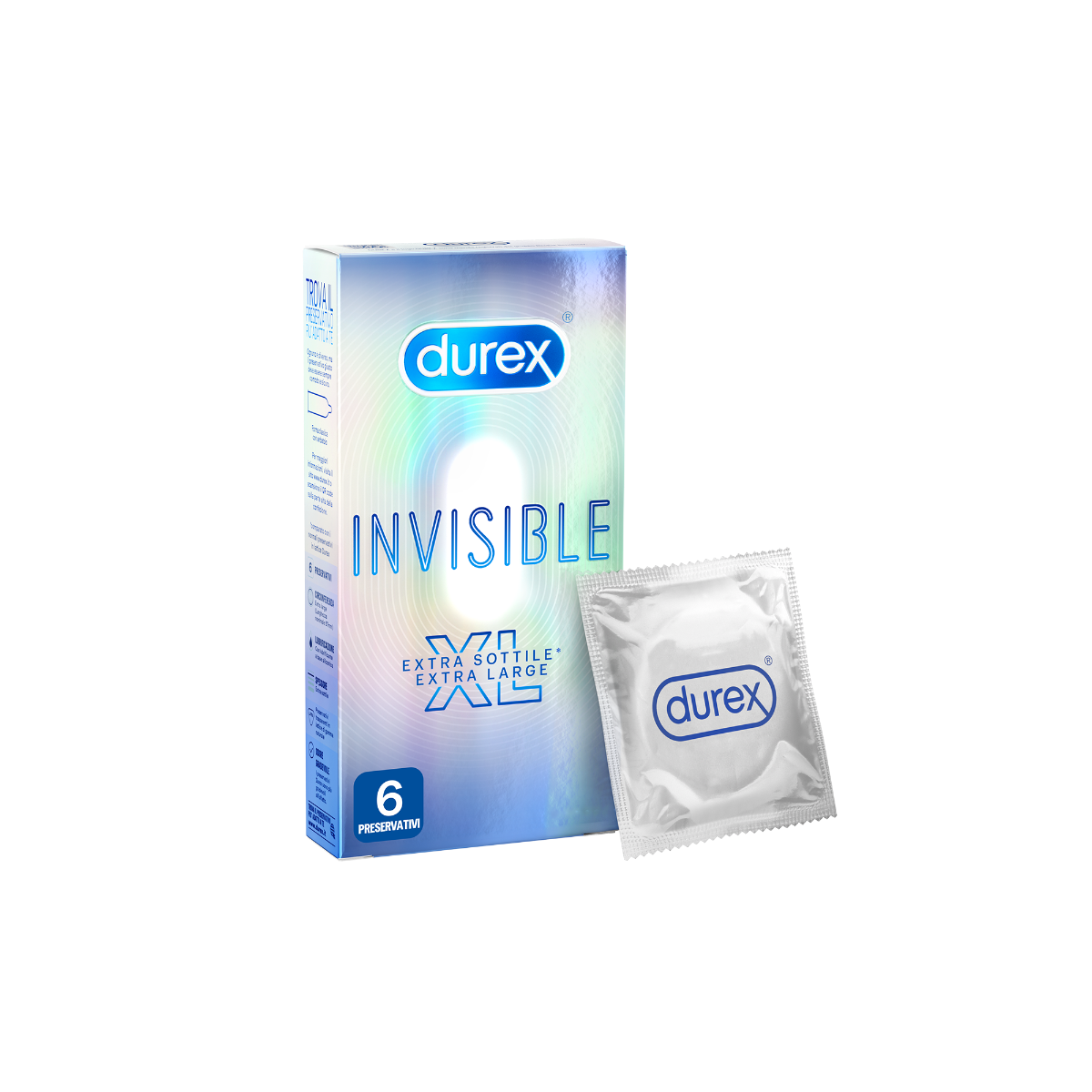 Durex Invisible XL Profilattico 6 Pezzi-9