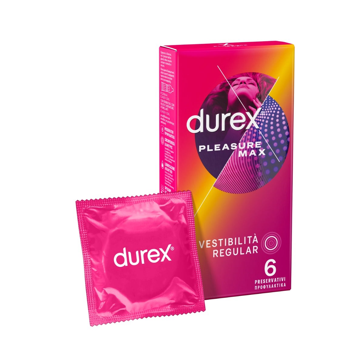 Durex Plesasuremax Easyon Profilattici 6 Pezzi-6