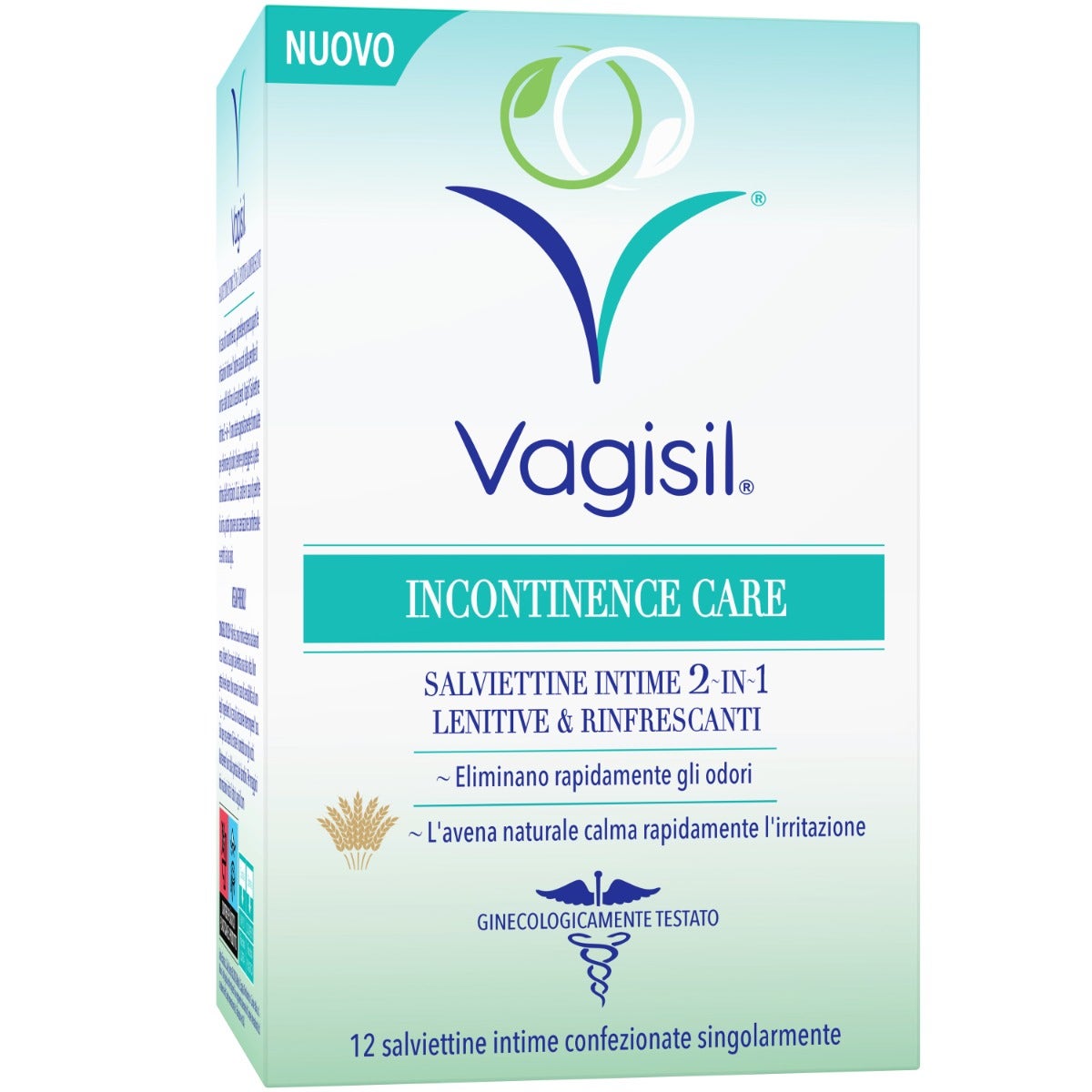 Vagisil Incontinence Care 12 Salviette Intime Lenitive E Rinfrescanti-2