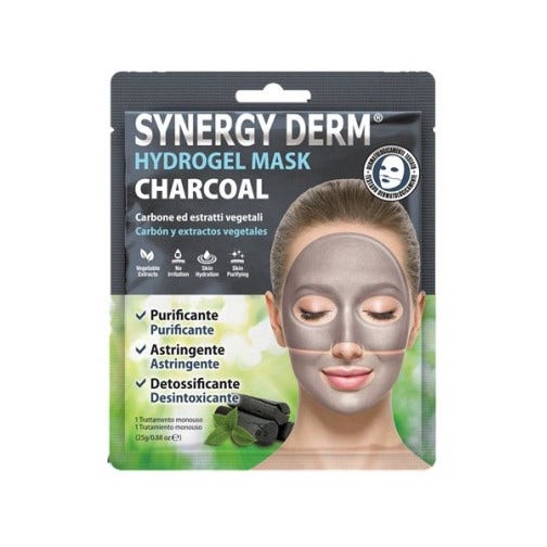 Synergy Derm Hydrogel Mask Charcoal   - 1