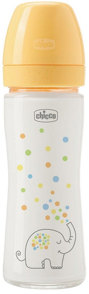 Chicco Biberon Perfect Glass Unisex Silicone da 240 ml-1