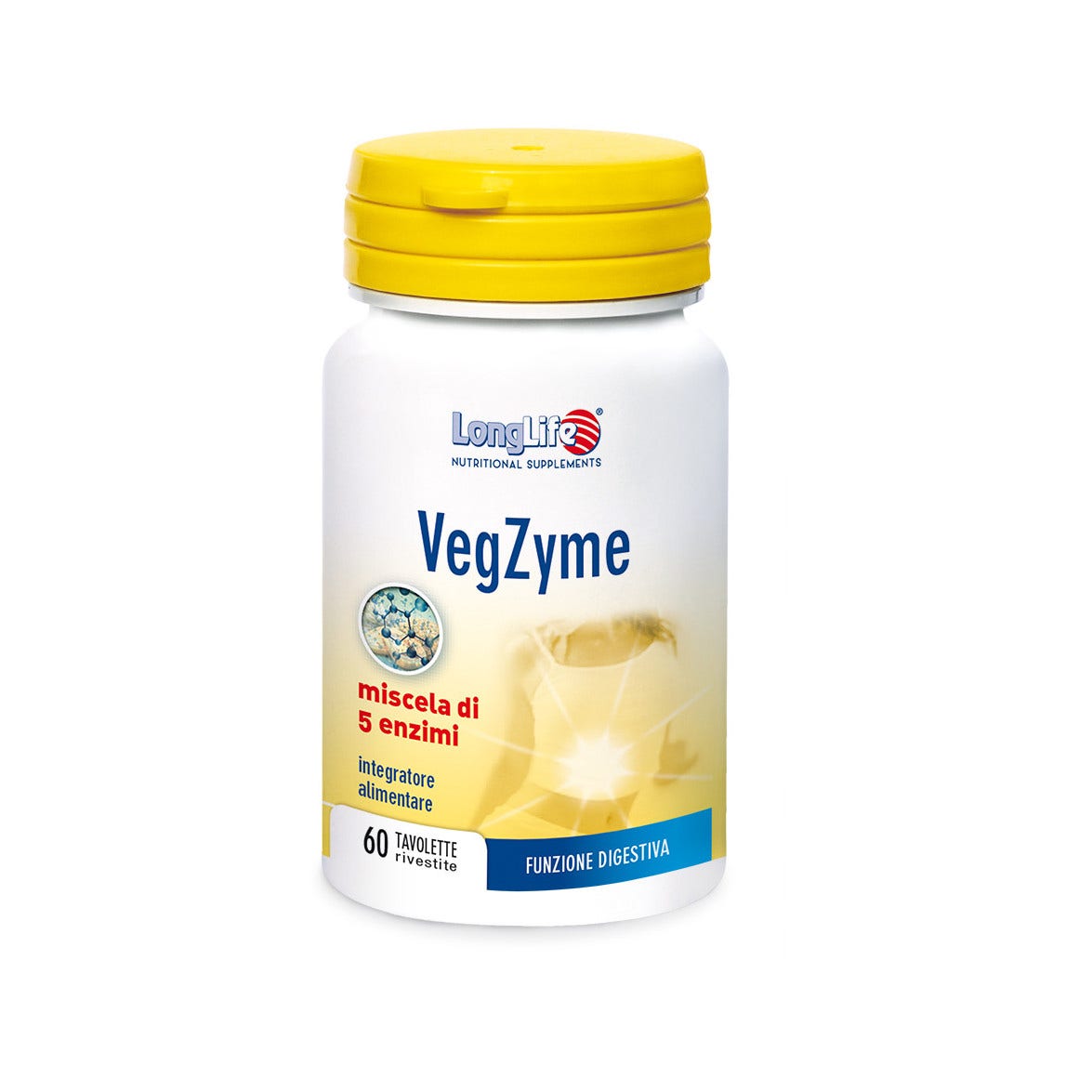 Longlife Vegzyme 60 Tavolette  - 2