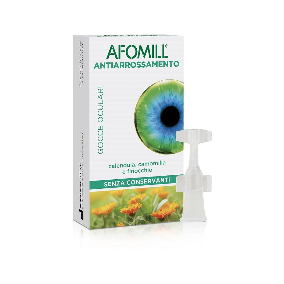 Afomill Antiarrossamento Gocce Oculari 10 Contenitori Monodose  - 2