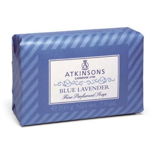 Atkinsons Fine Perfumed Soap Large Size Blue Lavender 200g - 1