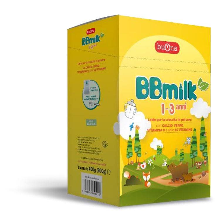 BB Milk 1-3 Anni Polvere 2 Buste 400g - 1