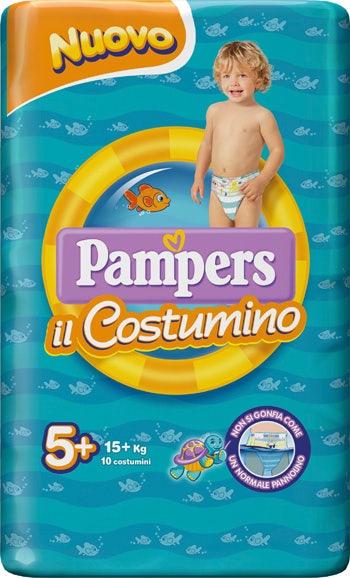 Pampers il Costumino Taglia 5-6 (14+ kg) 10 Pezzi-1