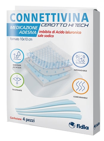Connettivina Cerotto Hitech 10x10cm 4 Pezzi                - 1