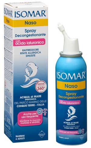 Isomar Spray Decongestionante Acido Ialuronico 100ml  - 1