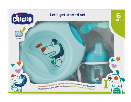 Chicco Set Pappa 6m+ Boy  - 1