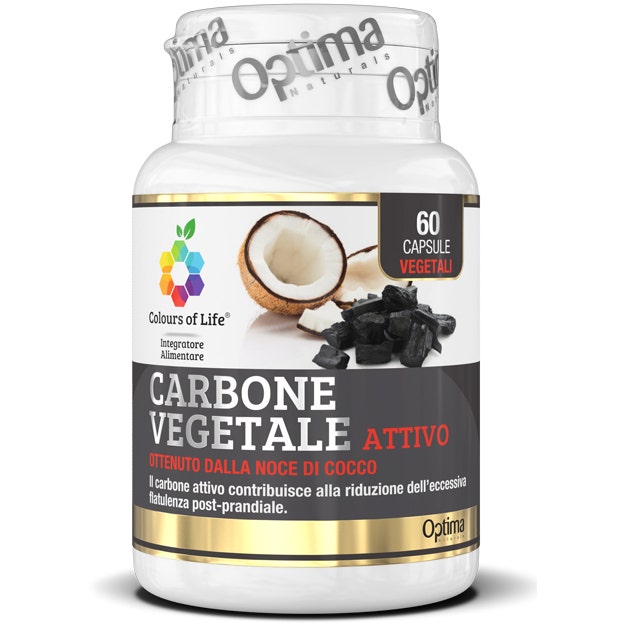 Colours Of Life Carbone Vegetale Attivo 60 Capsule Vegetali - 2