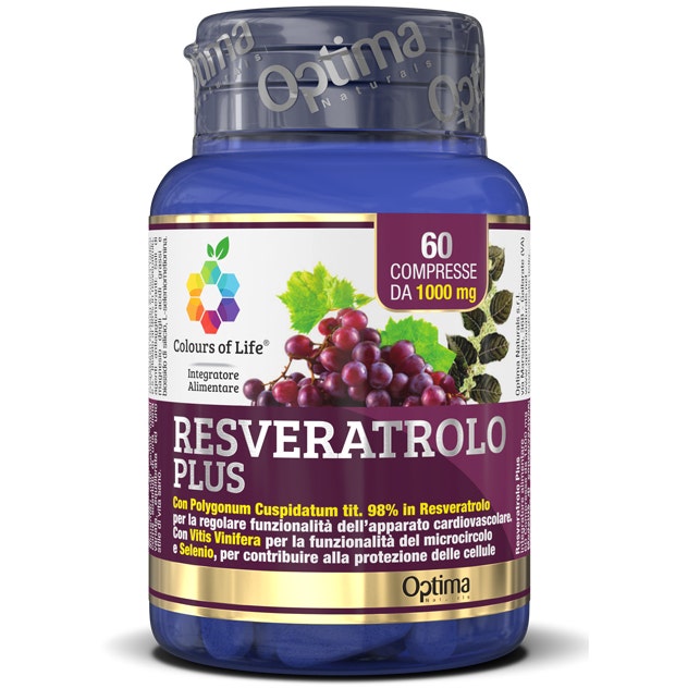 Colours Of Life Resveratrolo Plus 60 Compresse 1000mg  - 2