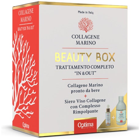 Collagene Marino Beauty Box Trattamento Completo In&Out Collagene Marino Pronto Da Bere 500ml + Siero Viso 30ml - 2