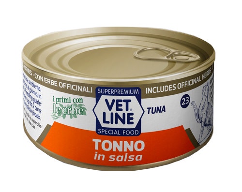 Vet Line Per Gatto Tonno In Salsa 70g-1