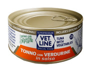 Vet Line Per Gatto Tonno Con Verdurine In Salsa 70g-1
