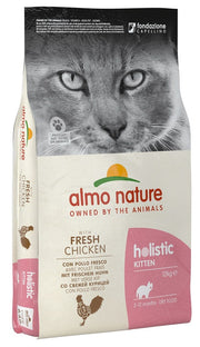 Almo Nature Holistic Kitten Pollo Fresco E Riso Cibo Secco Per Gattini Sacco 12kg-1