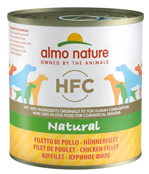 Almo Nature HFC Natural Cibo Umido Filetto Di Pollo Per Cani Adulti 280g-1