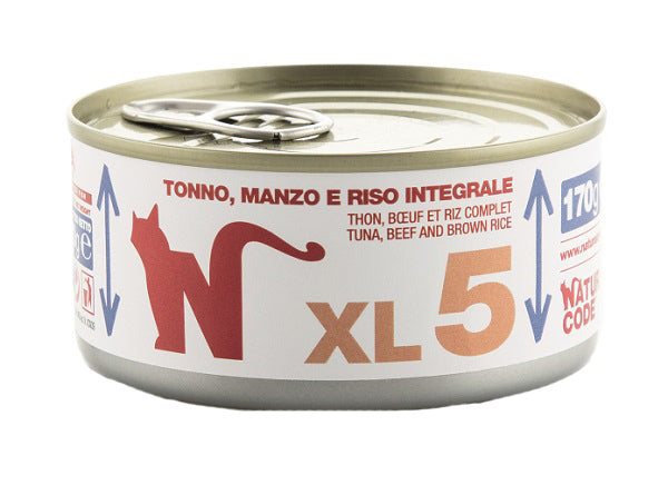 Natural Code Tonno Manzo e Riso Integrale 170 g