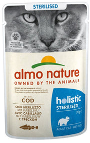 Almo Nature Sterilised Cibo Umido Merluzzo Per Gatti Adulti Sterilizzati Bustina 70g-1