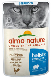 Almo Nature Sterilised Cibo Umido Con Pollo Per Gatti Adulti Sterilizzati Bustina 70g-1