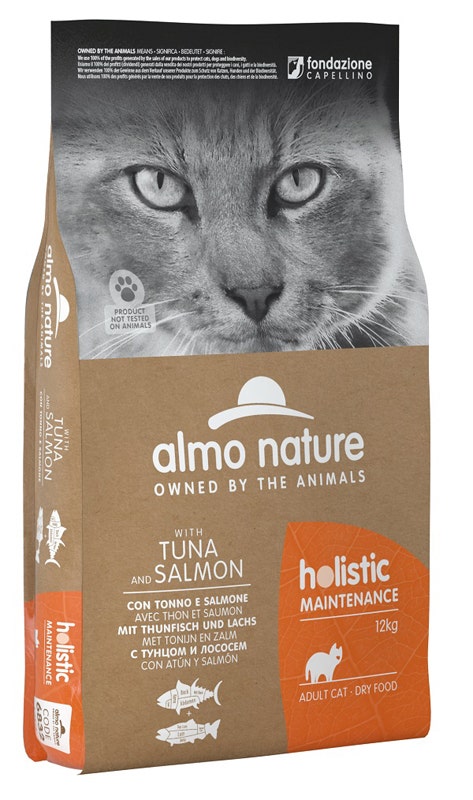 Almo Nature Holistic Maintenance Cat Tonno e Salmone 12kg-1
